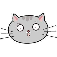 卡通表情包一只逗乐的猫,带走它微信搜索也可找到哦!