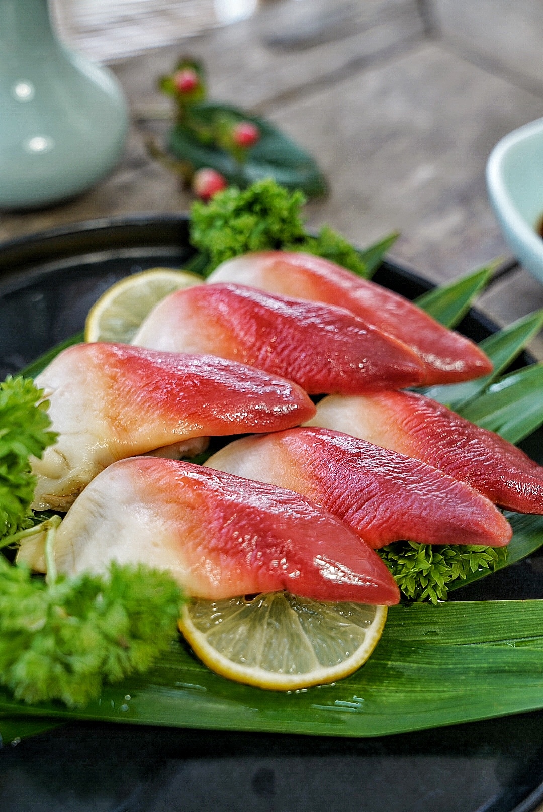 美食摄影 北极贝刺身