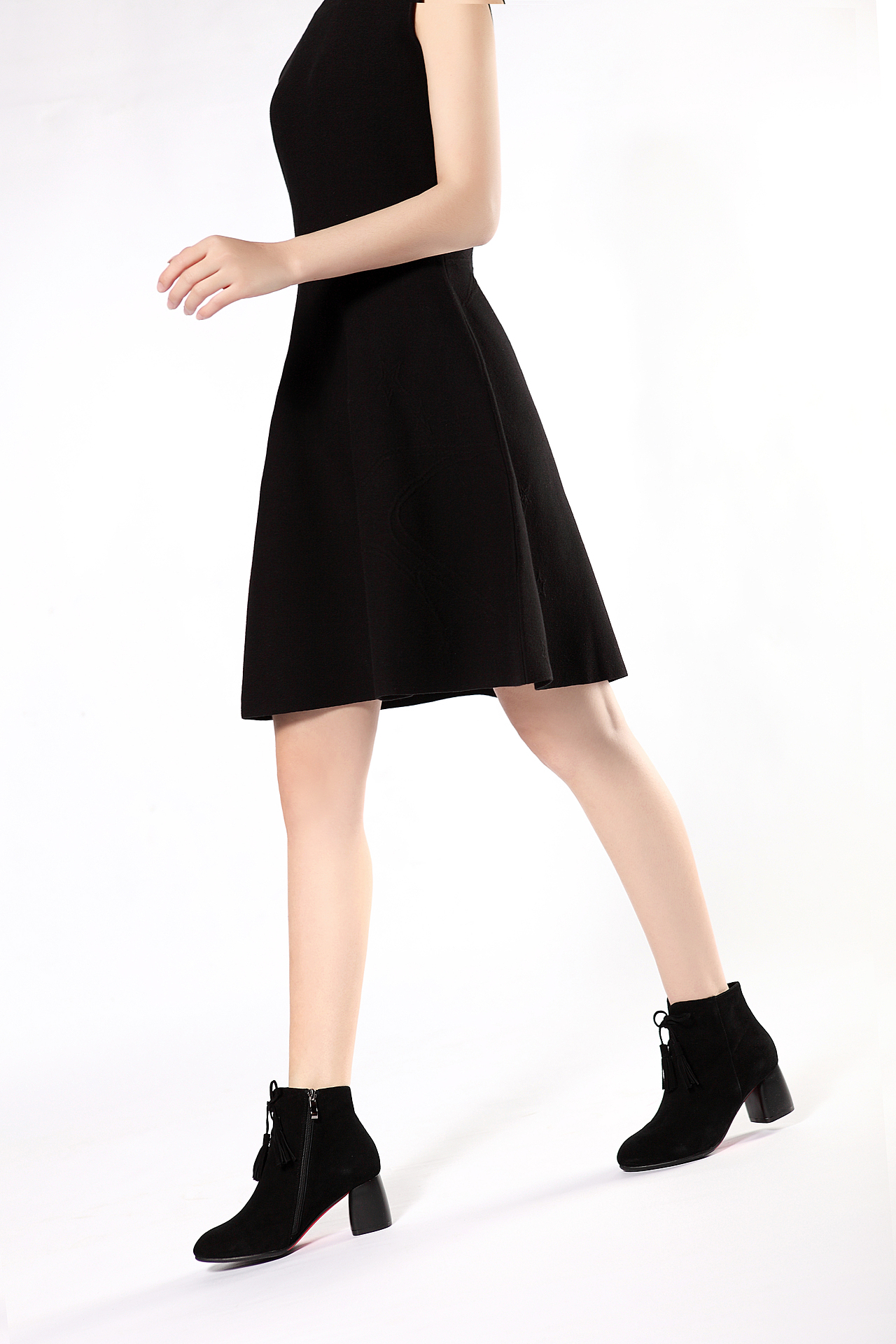 女鞋摄影  短靴上脚拍摄 集映视觉摄影