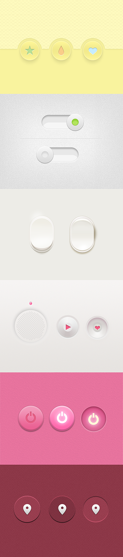 按钮一组（临）（图ZMTE2NTIyNjA=） - 图标 - 站酷设计师m米小猴m原创素材 - 站酷ZCOOL