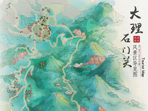 手绘地图