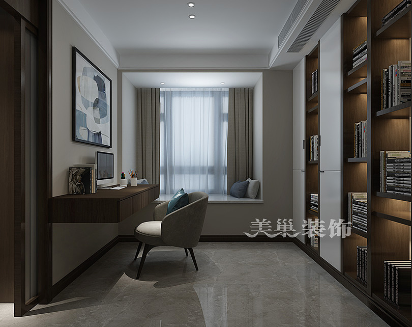 郑州伟业龙湖上城160平四室两厅现代简约案例效果图