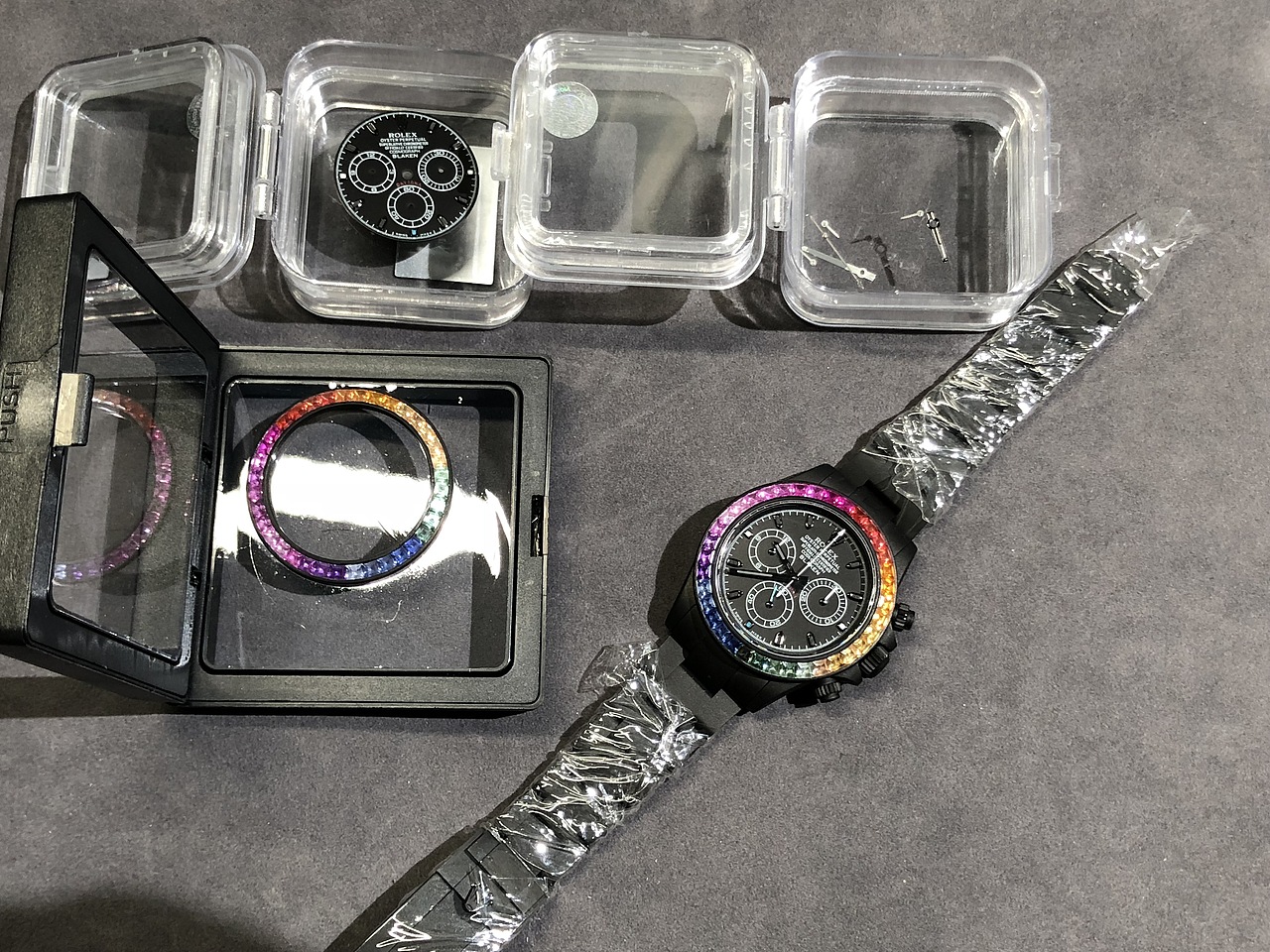 N4130机芯迪通拿爆改Blaken劳力士彩虹迪通拿