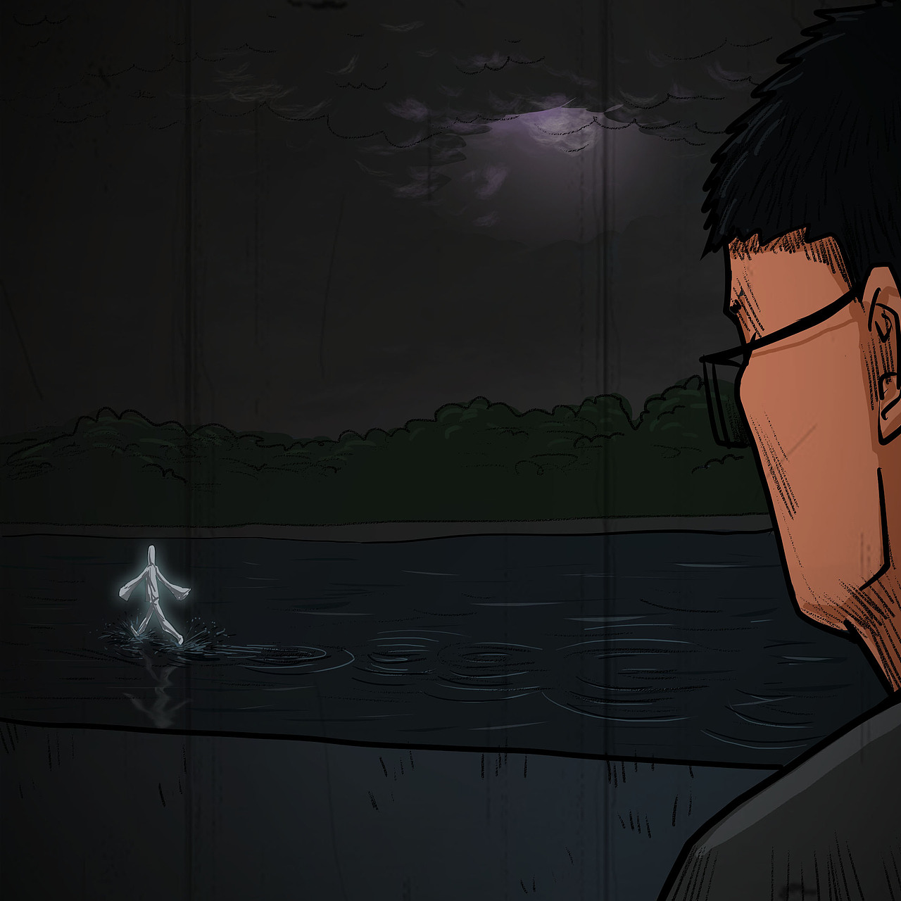 熊猫怪谈丨路神（图ZNTI0OTk4MTY=） - 艺术插画 - 站酷设计师熊猫窝原创素材 - 站酷ZCOOL