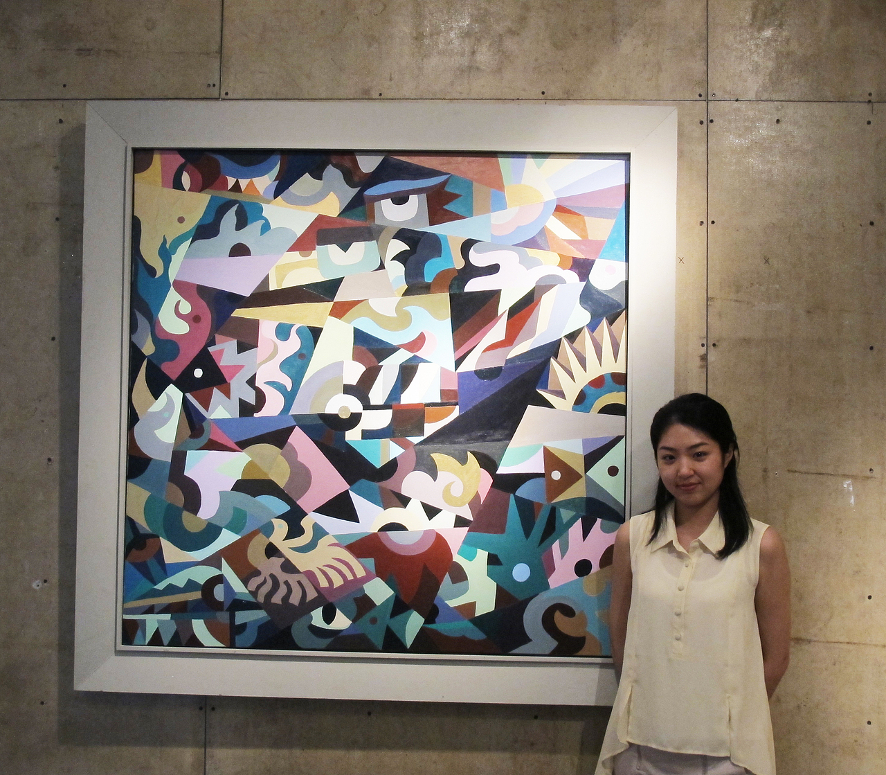 装饰绘画丙烯作品