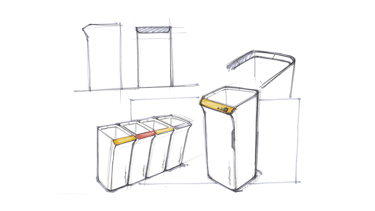 唐年酒店商业空间垃圾桶_异简工业设计-站酷zcool