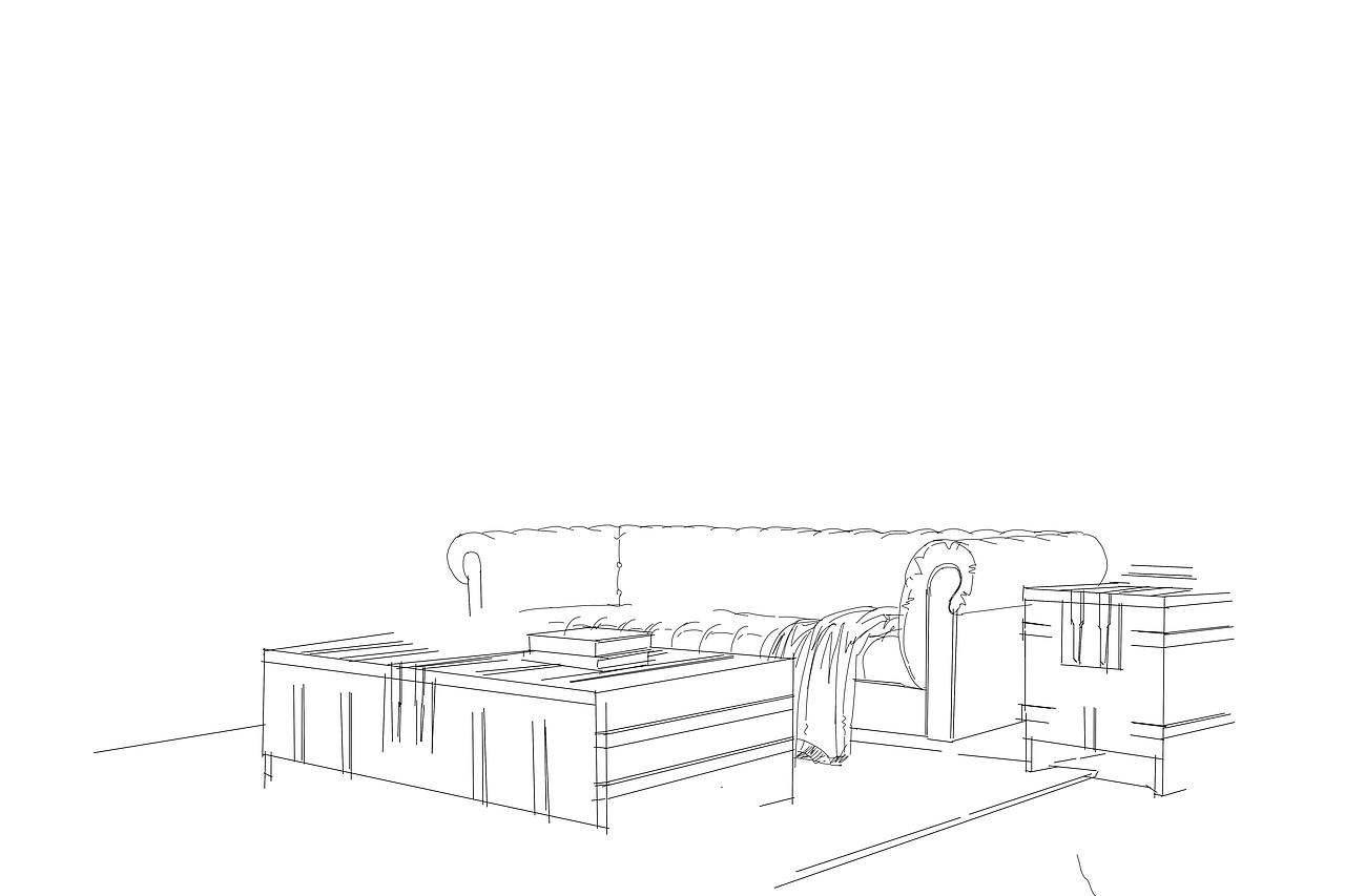 室内手绘空间步骤图上色欣赏（五）