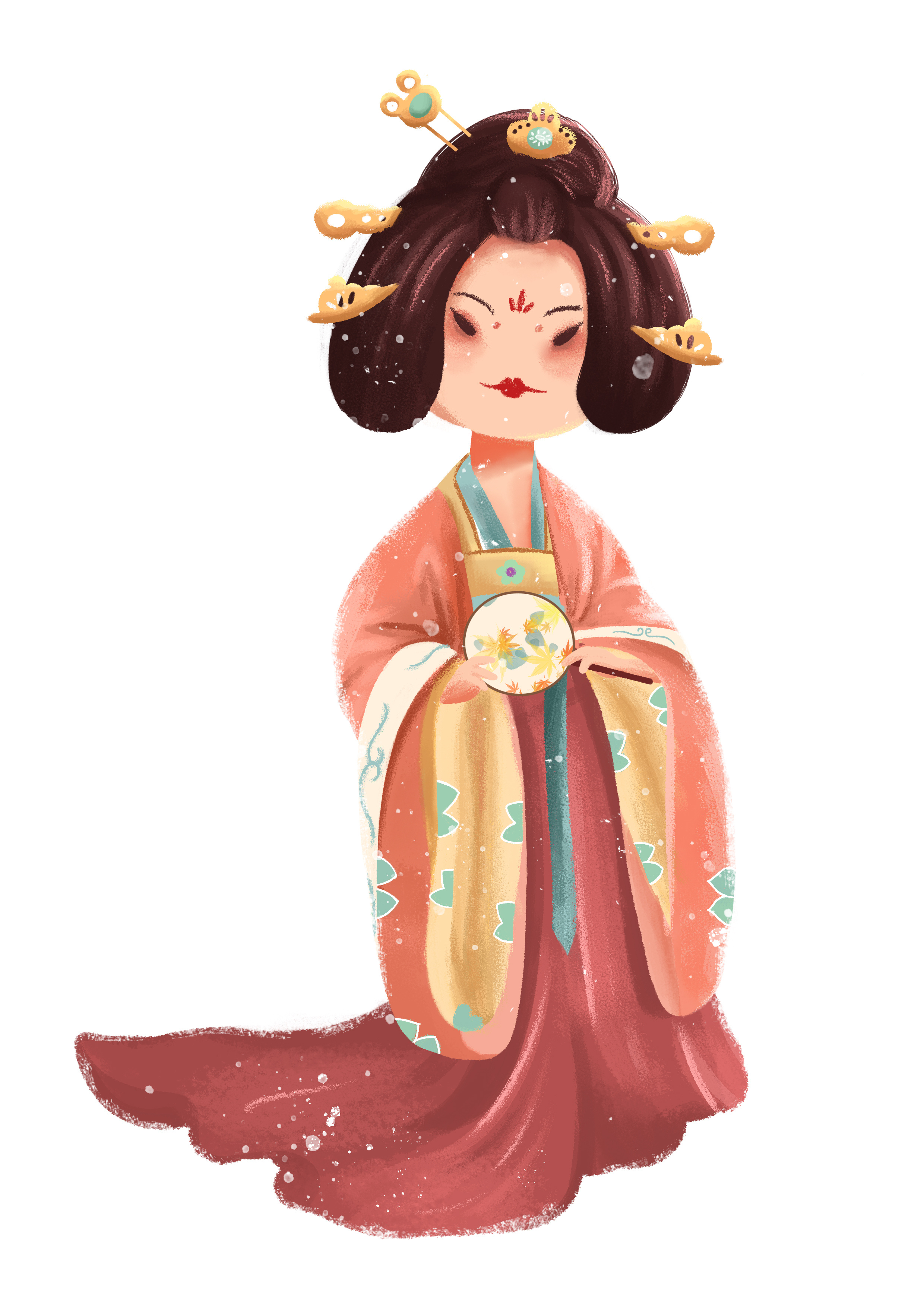 q蒙古风小姐姐|插画|插画习作|卫城小西 - 原创作品 - 站酷 (zcool)