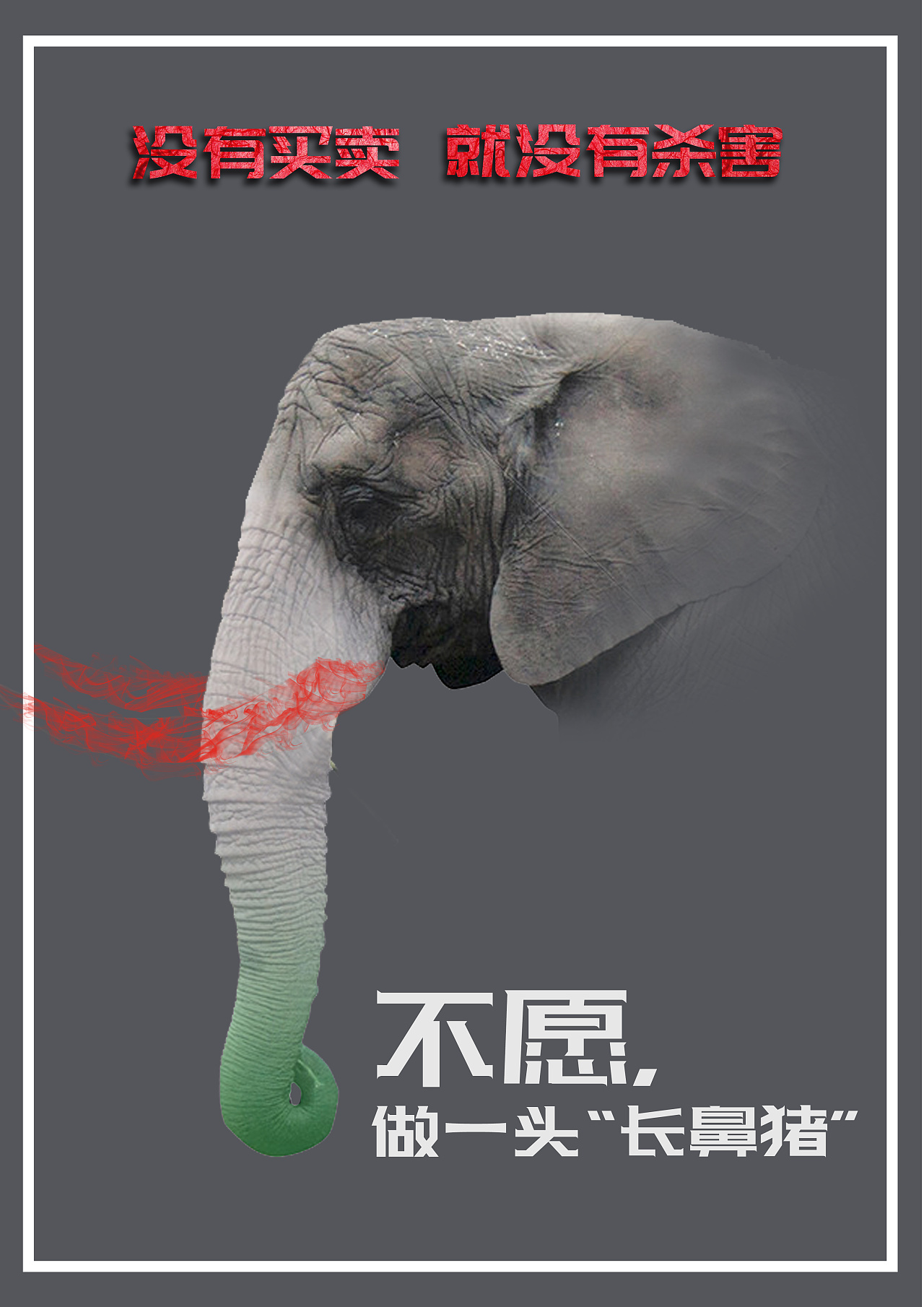 3年前 211 2 1 成都  |  设计爱好者 以抵制象牙买卖为思想,中国谚语