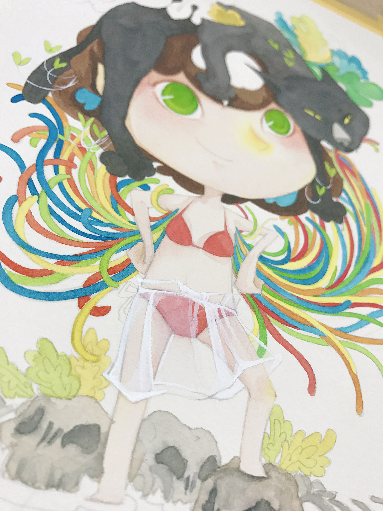 ZIZI插画（图ZMTAwNTE0NjQ0） - 创作习作 - 站酷设计师机智的小吱吱原创素材 - 站酷ZCOOL