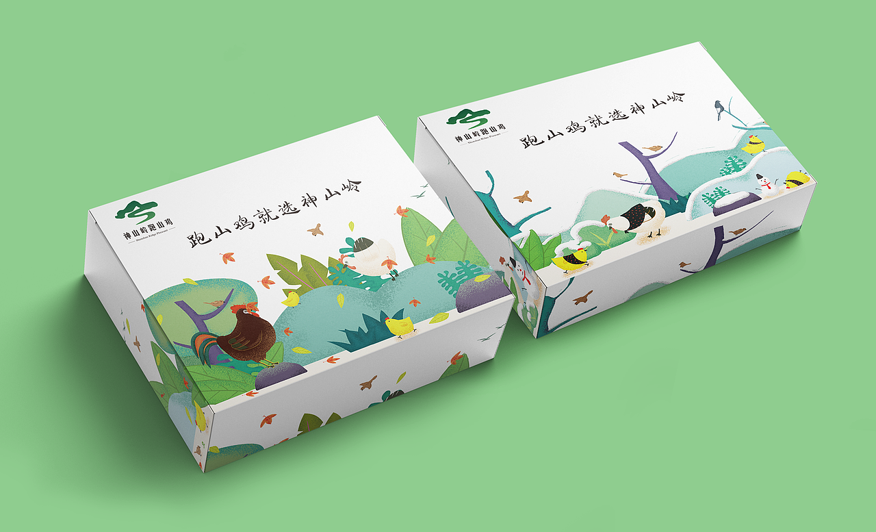 光山十宝 神山岭跑山鸡 包装设计（图ZMTk4MzcxMDk2） - 包装 - 站酷设计师甩甩是我的昵称原创素材 - 站酷ZCOOL