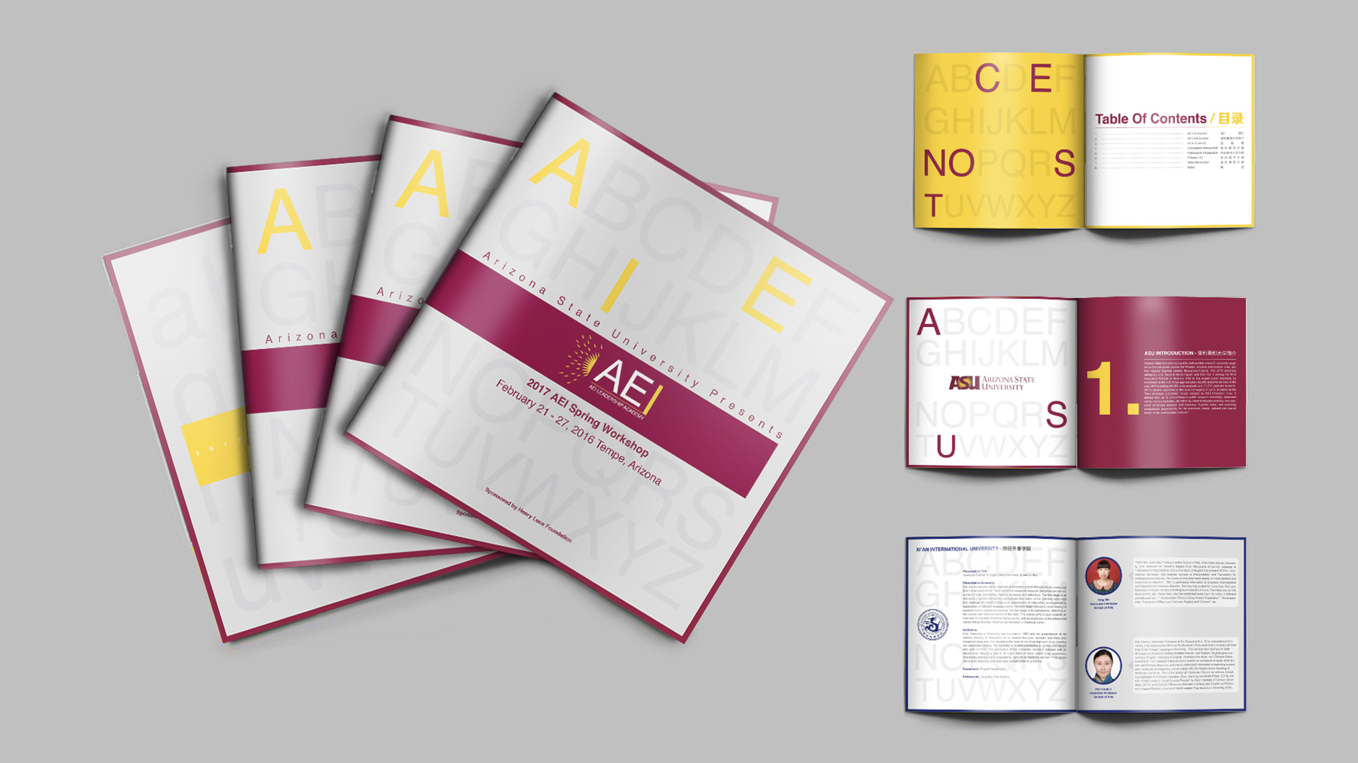 aei #中美国际课程联合开发研讨会# / 企业宣传册