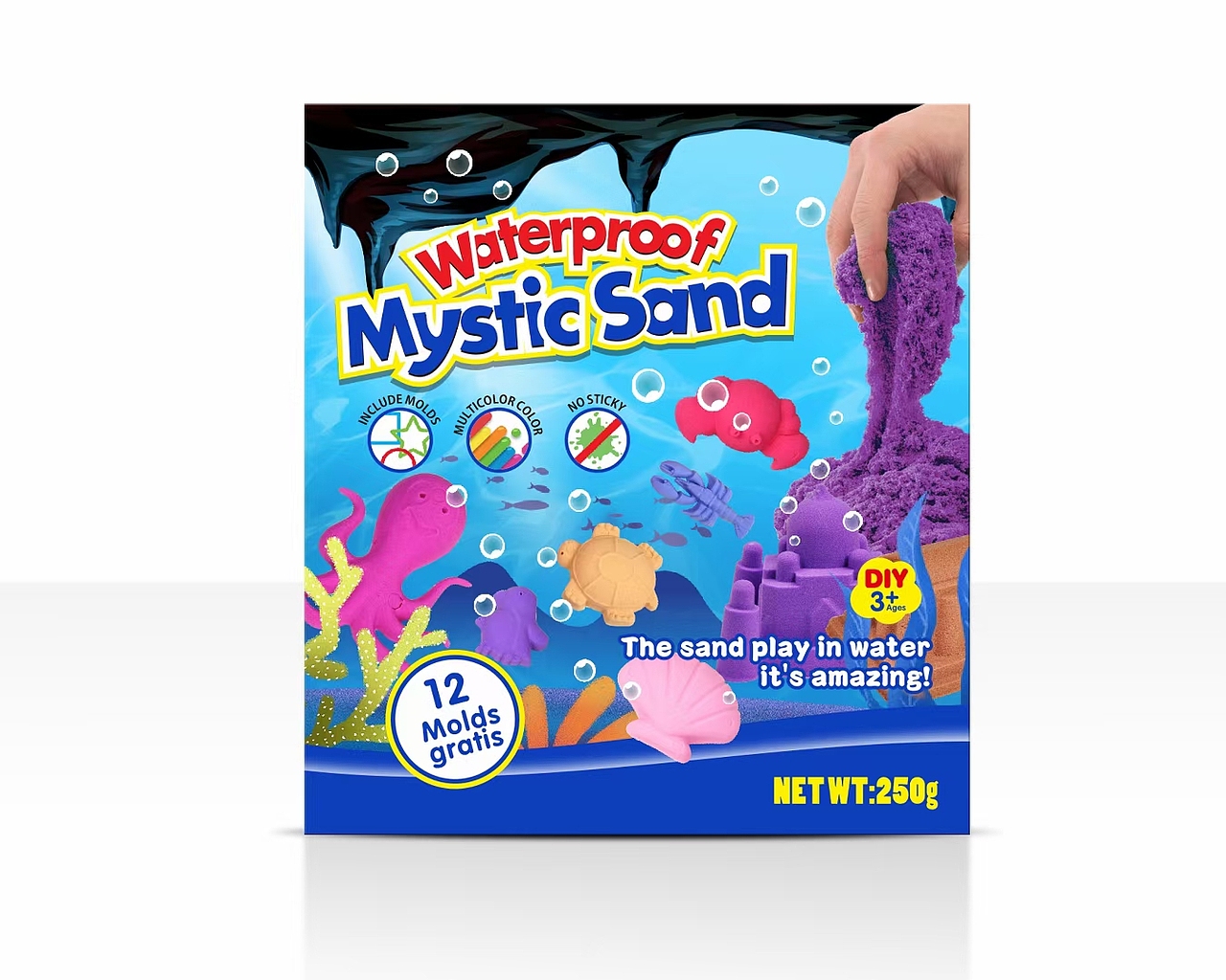 奇妙的沙子 儿童玩具包装设计