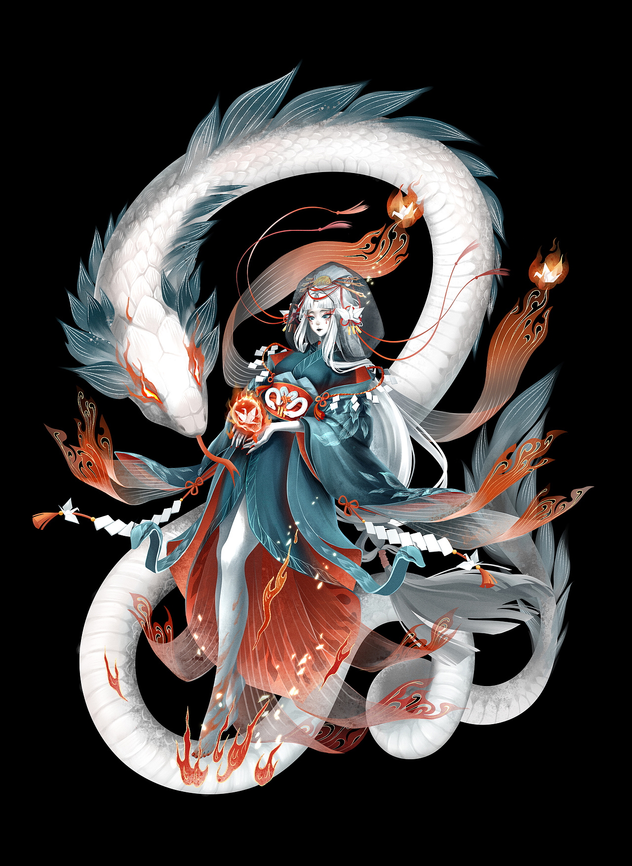 阴阳师百绘罗衣缚骨清姬