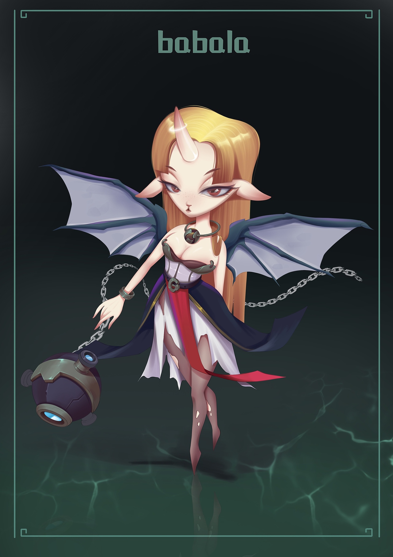 【babala】
独角兽与小蝙蝠的奇妙合体<br>大力小天使<br>身皮服黑丝<br>诱惑且大力的恶魔女