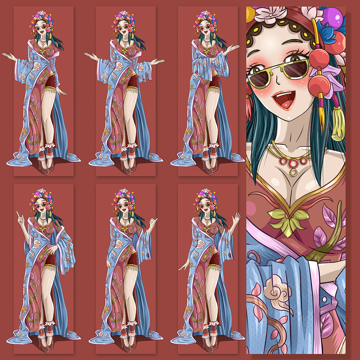 一组妹砸（图ZMjQwNTk2MzAw） - 艺术插画 - 站酷设计师345帅叔叔原创素材 - 站酷ZCOOL