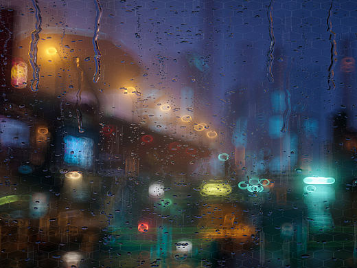 赛博朋克风格渲染