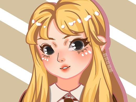 卡通大头头像（个人主页-ZNTgxNzk2ODA=） - 创作习作 - 站酷设计师程程吃橙橙原创素材 - 站酷ZCOOL