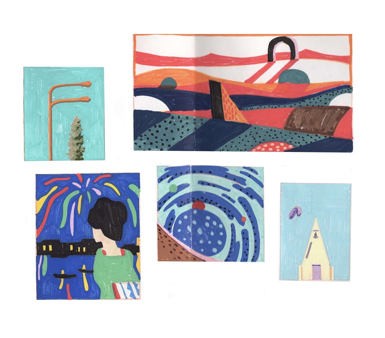 [总结]2020年手绘合集（图ZMjM4NDI4Mjky） - 艺术插画 - 站酷设计师小只XIAOZHI原创素材 - 站酷ZCOOL