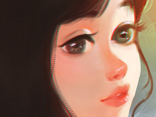 百日速涂之大脸