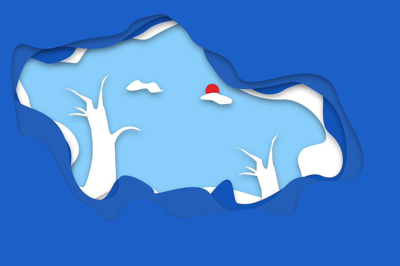 ps练习作品丨纯手工的创意小剪影