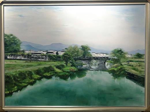 油画写生作品 --- 玉清漪