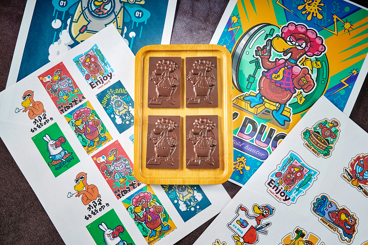 XX鸭 与 OO兔 创意巧克力!