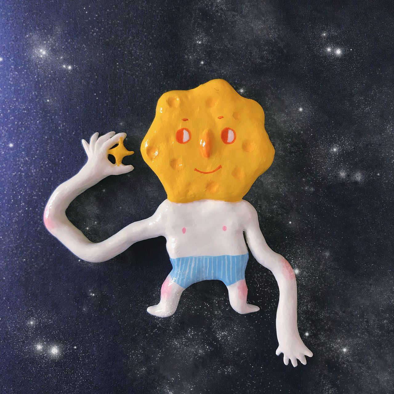 手作—月球星人（图ZMTE2NDgyMjM2） - 其他手工艺 - 站酷设计师肉干蛋原创素材 - 站酷ZCOOL