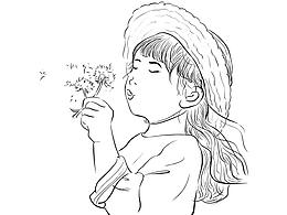 人物線稿插畫(huà)——日常練習(xí)