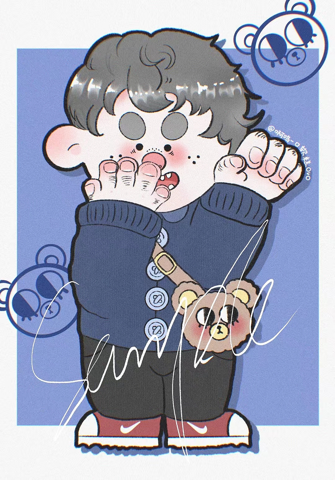 一个关于2021年的插画年终总结（图ZMjgzNzA1OTEy） - 商业插画 - 站酷设计师宇宙知名笨蛋画家原创素材 - 站酷ZCOOL