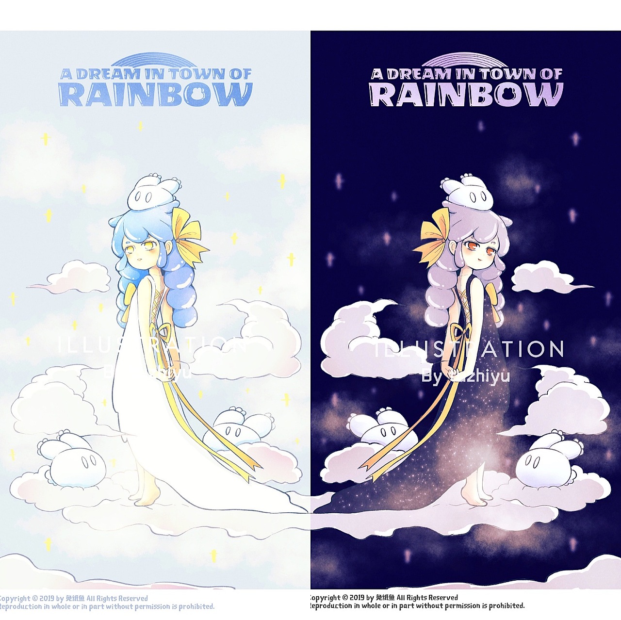 🌈彩虹镇的小公主——小雾霾(图ZMjIxMjU5ODU2) - 手办/模玩 - 站酷设计师兔纸鱼原创素材 - 站酷ZCOOL