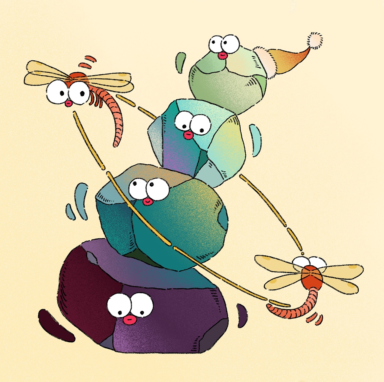 于是我画了81个脑洞[billd奔跑]（图ZMjU1MjgyNjQ4） - 商业插画 - 站酷设计师油菜豚Aries原创素材 - 站酷ZCOOL