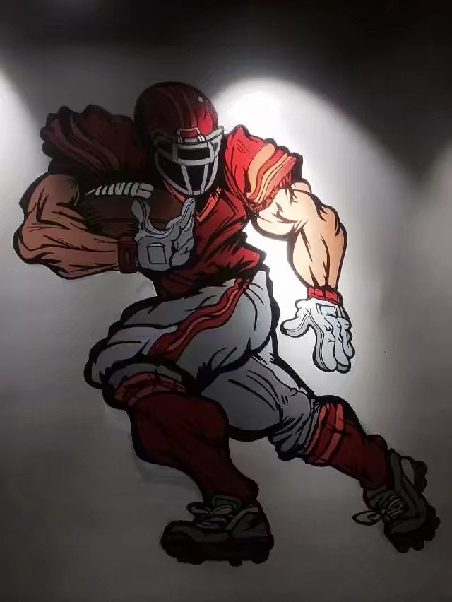 儿童体能健身馆手绘墙