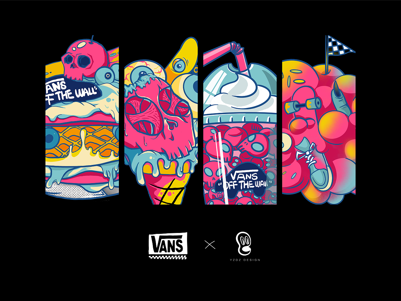 【vans艺术家tee征集】--vans甜品站