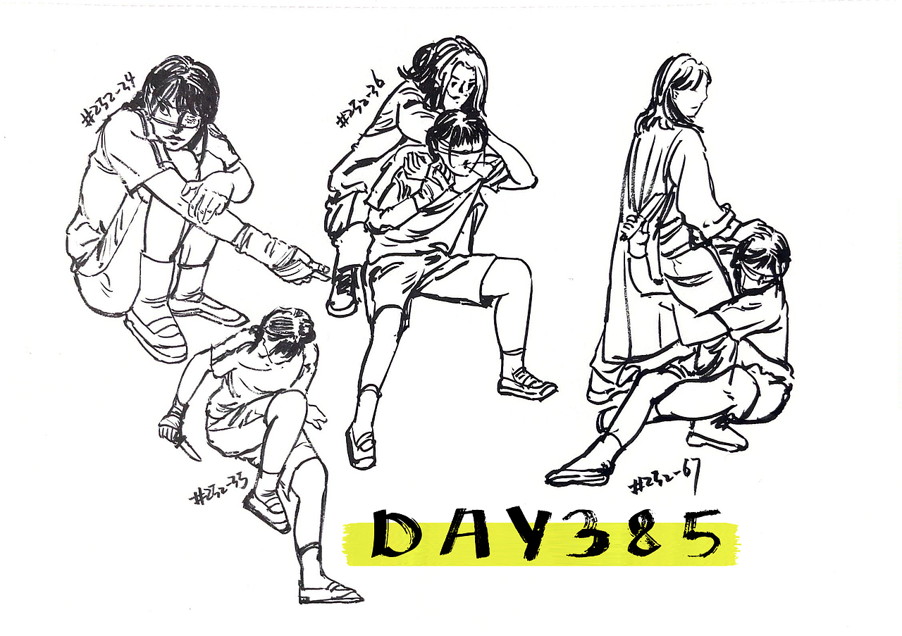 速写60天挑战第七次2023年9月到10月