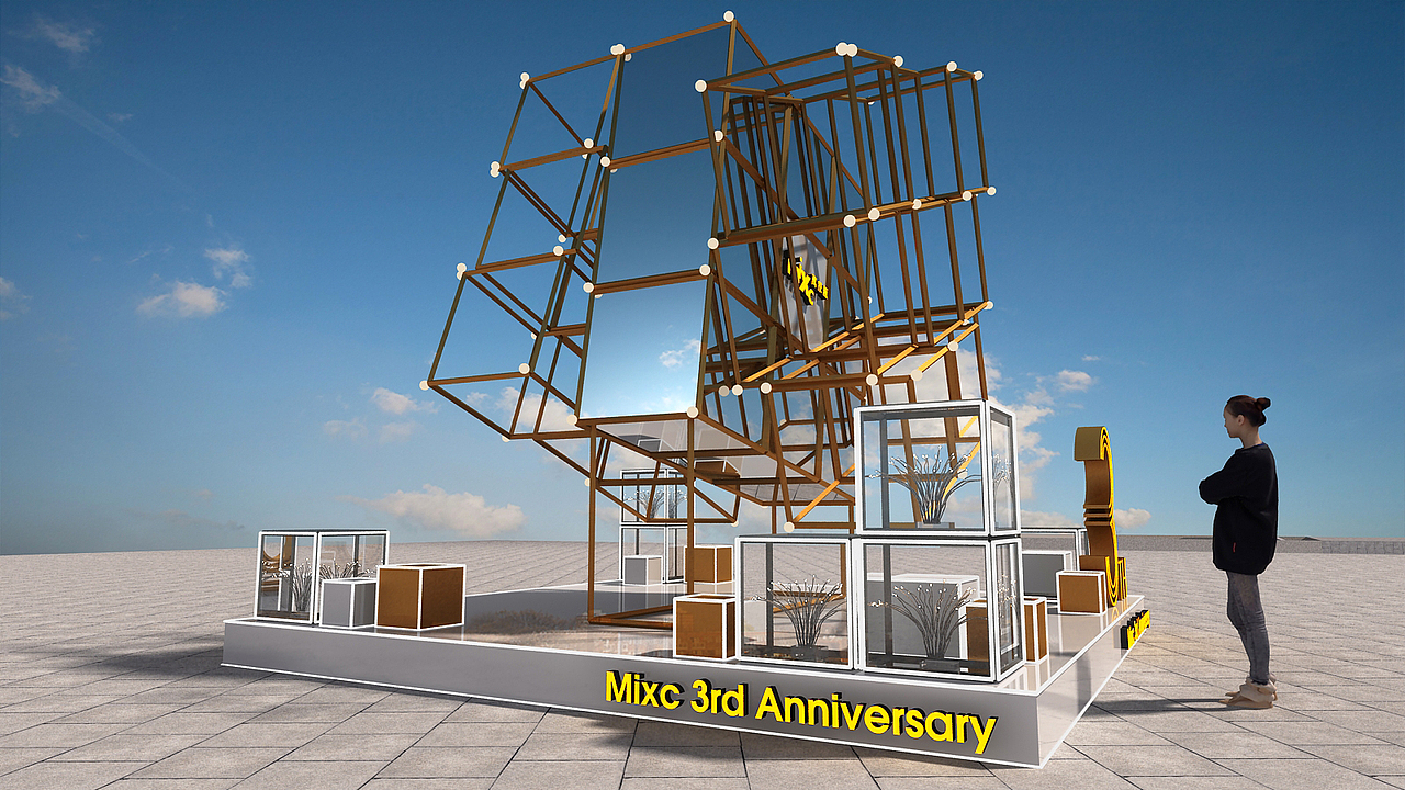 魔方主題戶外美陳（圖ZMTMwODI0Mzg4） - 其他三維 - 站酷設(shè)計(jì)師sneakout原創(chuàng)素材 - 站酷ZCOOL