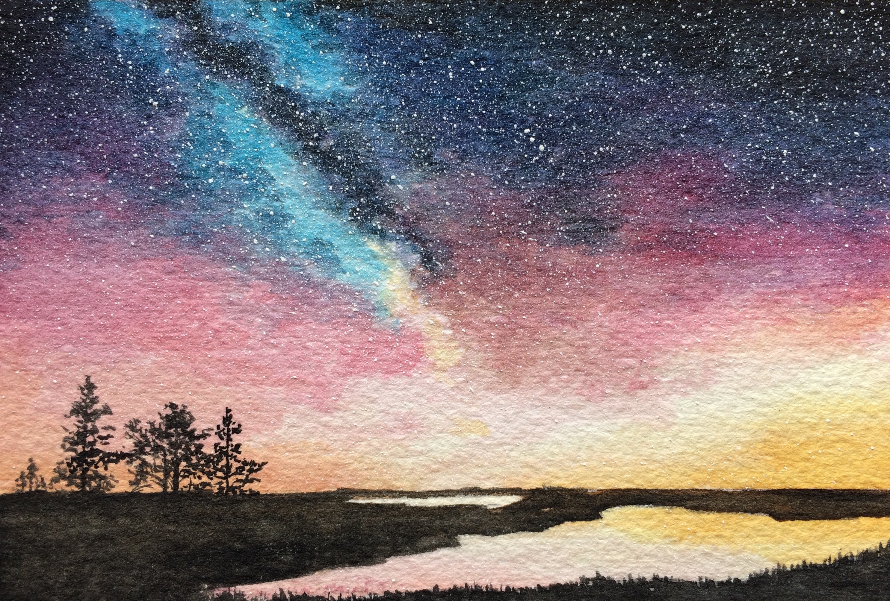 每夜星辰126-131慢慢的画咯