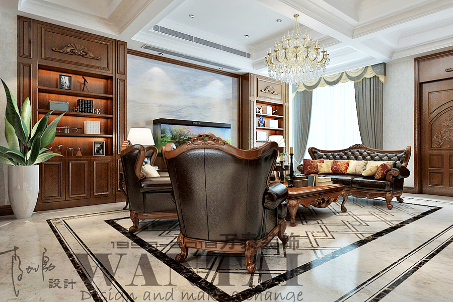 带你品味复古风。济宁张大静推荐欧式古典装效果图