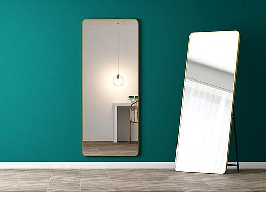 金属落地镜-电商详情页