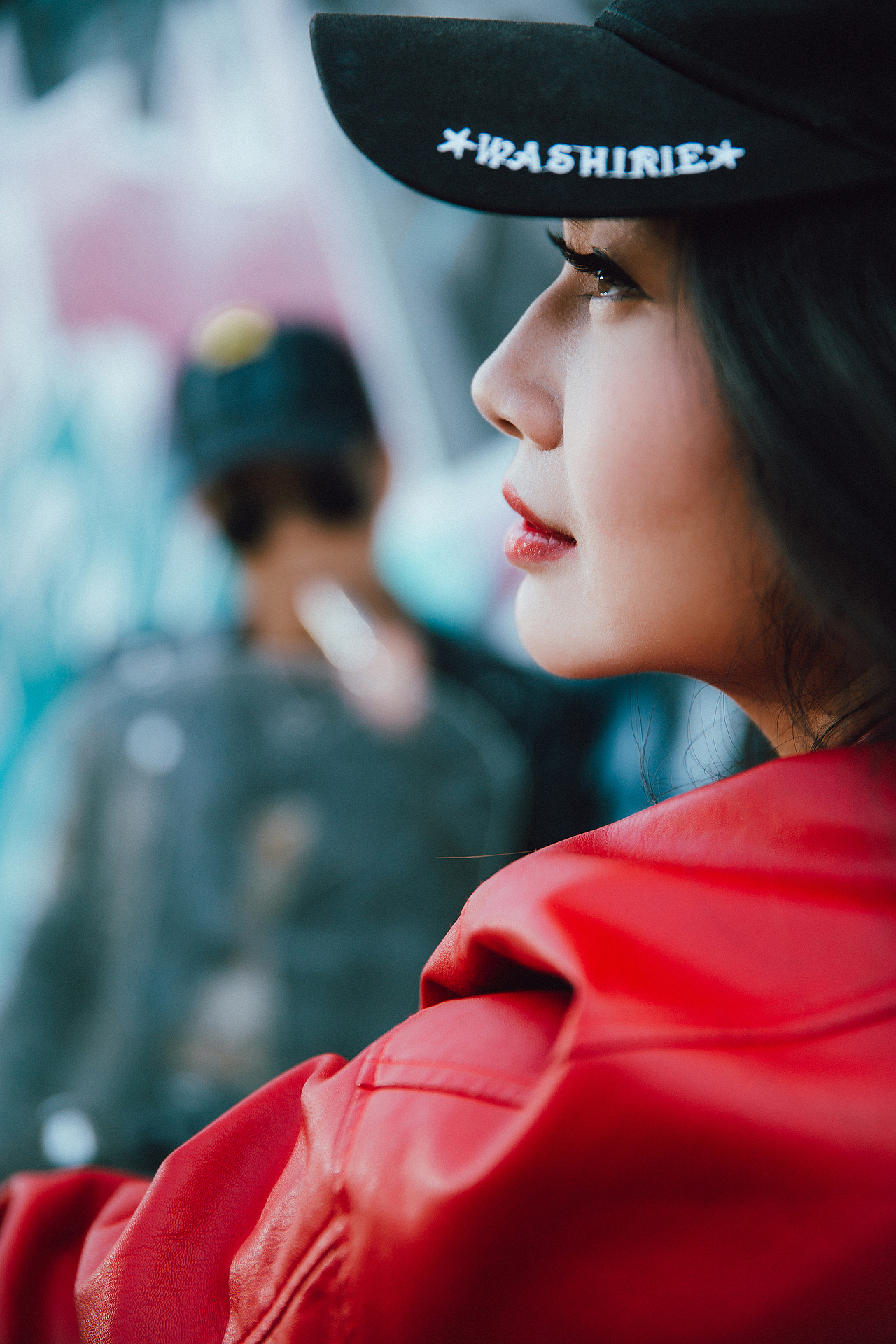 机车嘻哈风情侣写真