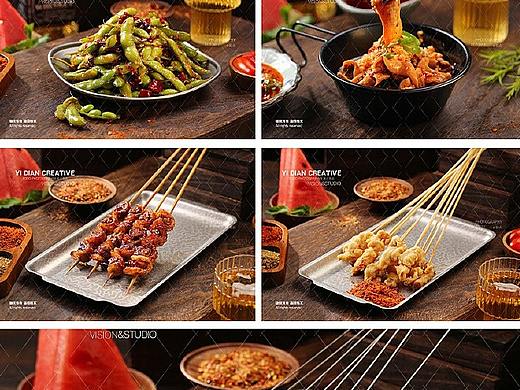 大连大叔野串，烧烤店拍摄