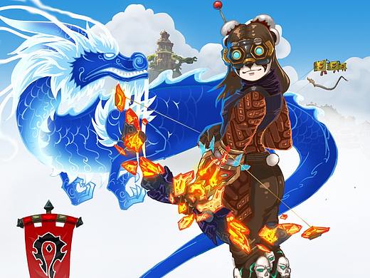 魔兽世界部落熊猫人猎人-秀儿