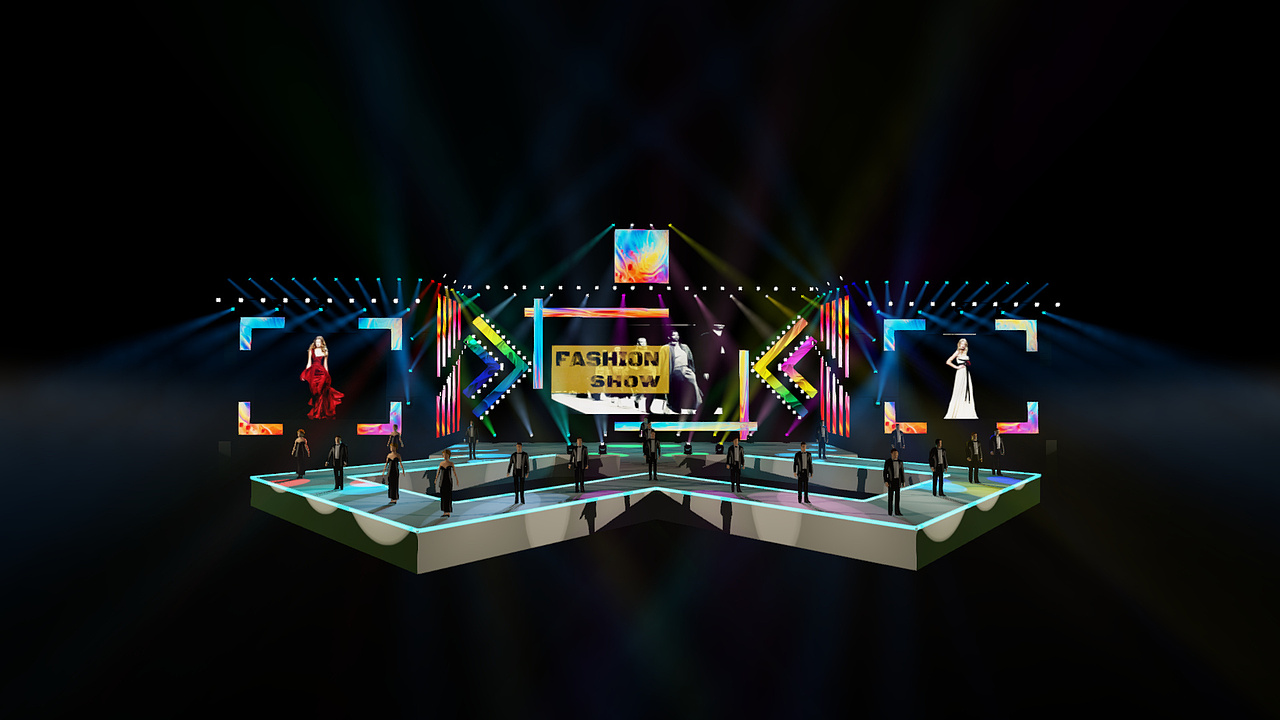 时装秀舞台灯光