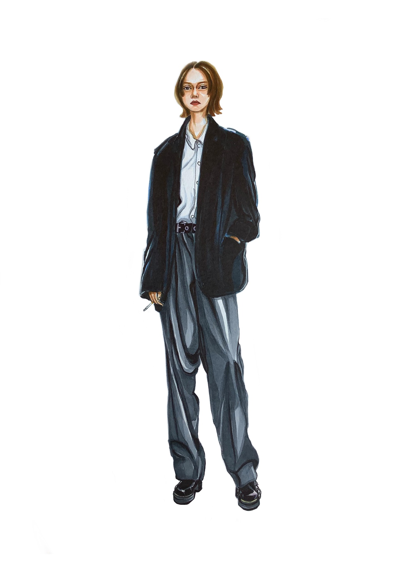 服装效果图|服装|休闲/流行服饰|习得 - 原创作品 - 站酷 (zcool)