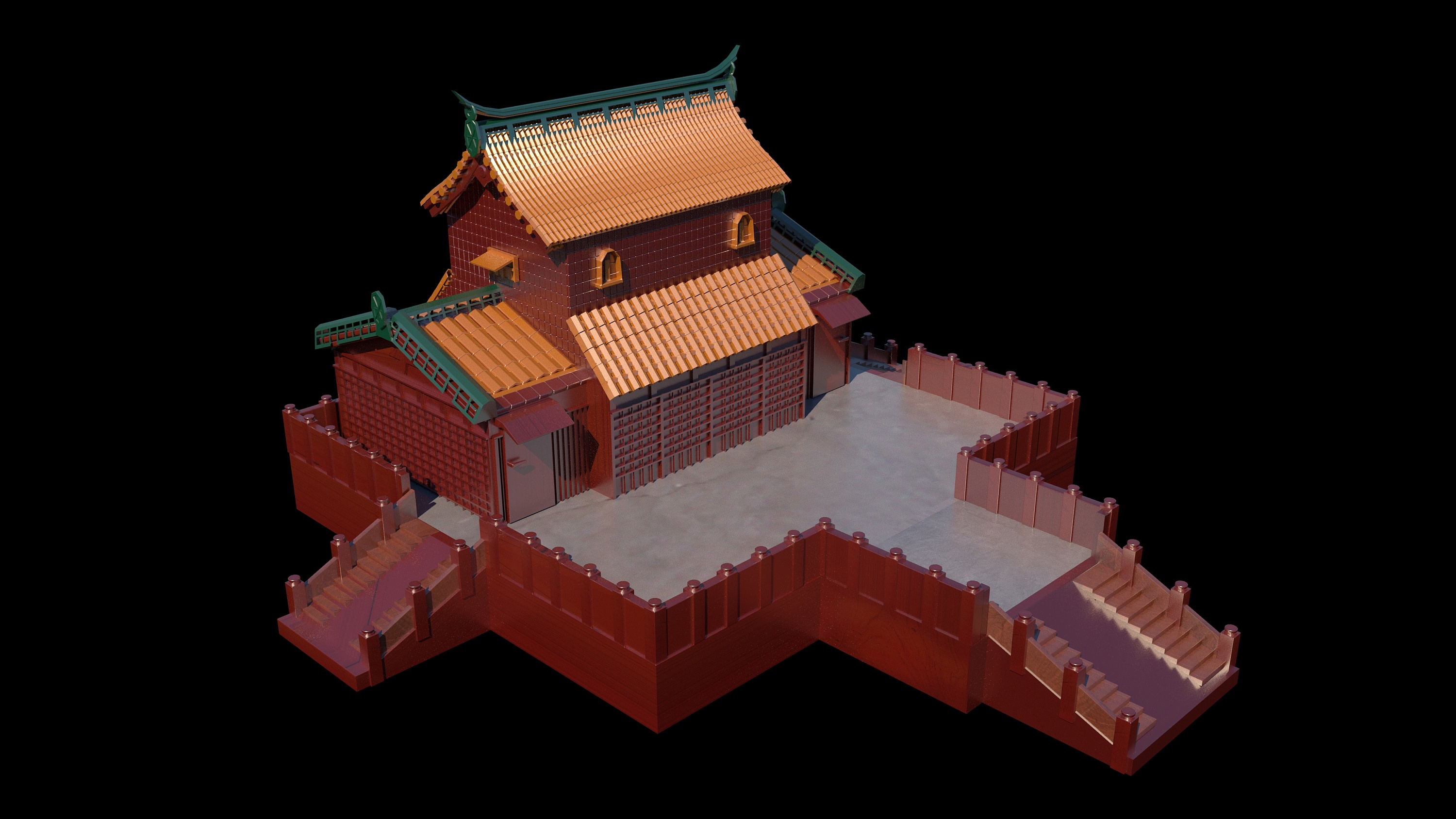 中国风古代建筑