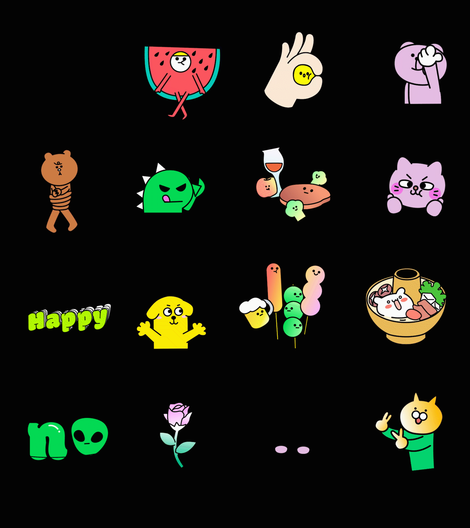 潮丸STICKER（图ZMjkwMzY4MjY0） - 商业插画 - 站酷设计师筱丸子原创素材 - 站酷ZCOOL