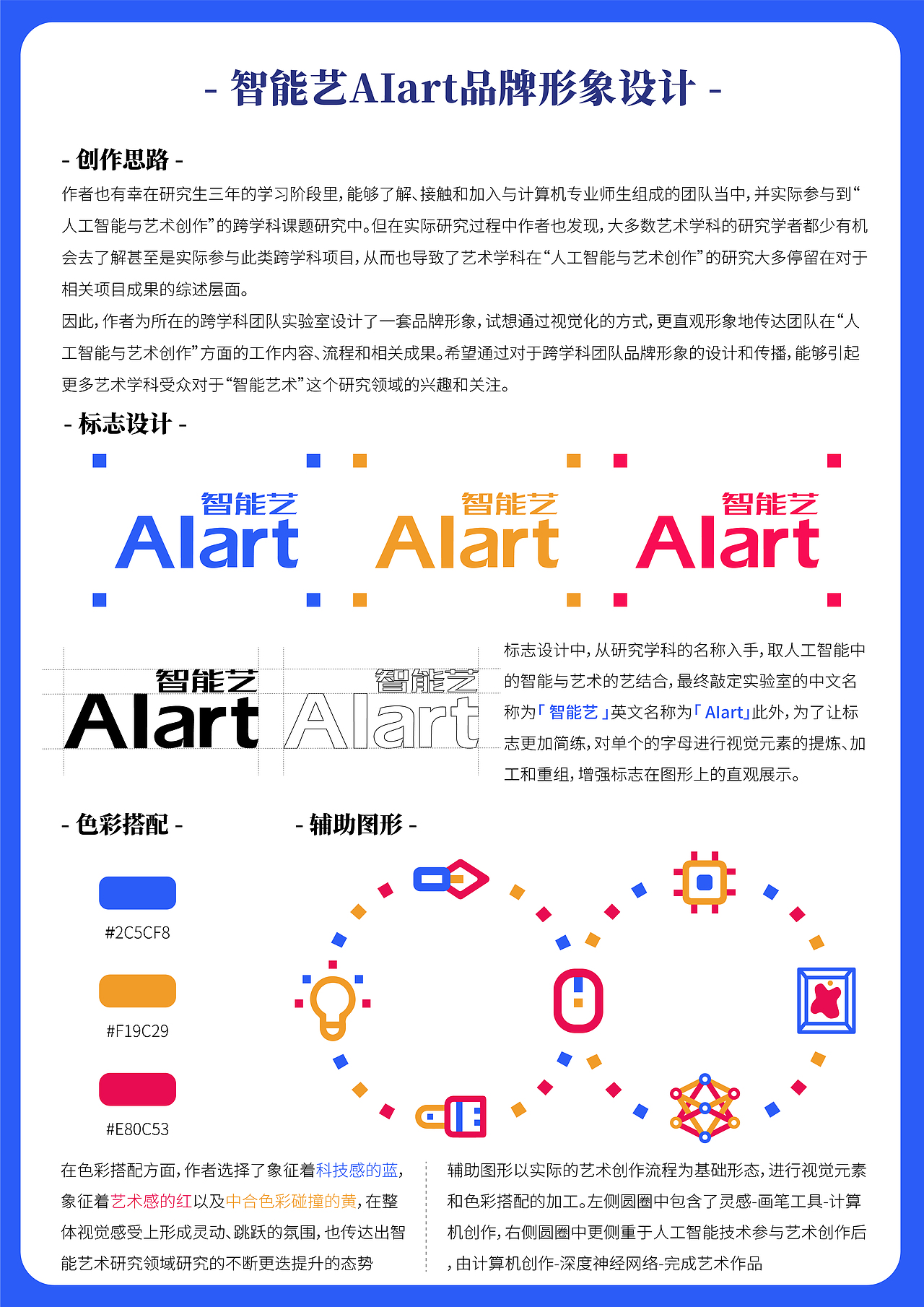 #2020青春答卷#智能艺Alart品牌形象设计