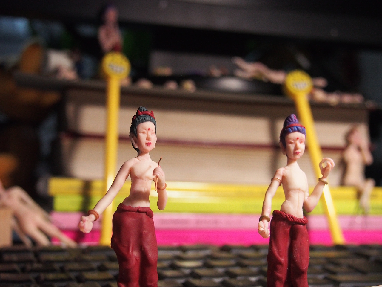 2018-9月 软陶迷你佛像