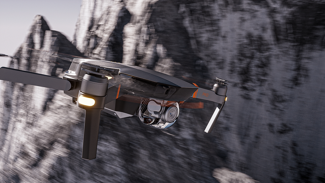 DJI Mavic Pro无人机渲染（图ZMzAyNDEzNjk2） - 其他三维 - 站酷设计师Jooooojo原创素材 - 站酷ZCOOL