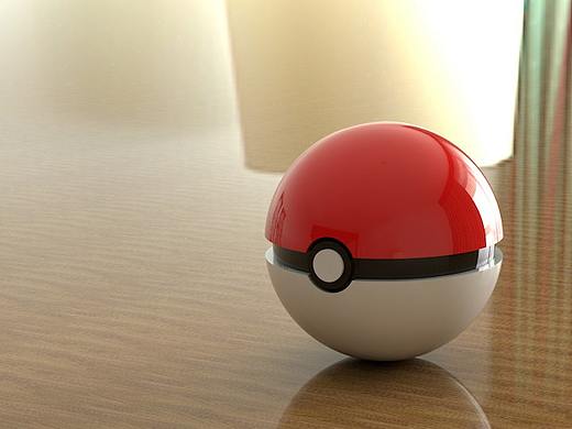 C4D/制作简单精灵球